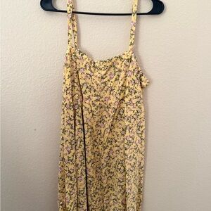Torrid Yellow Floral Dress